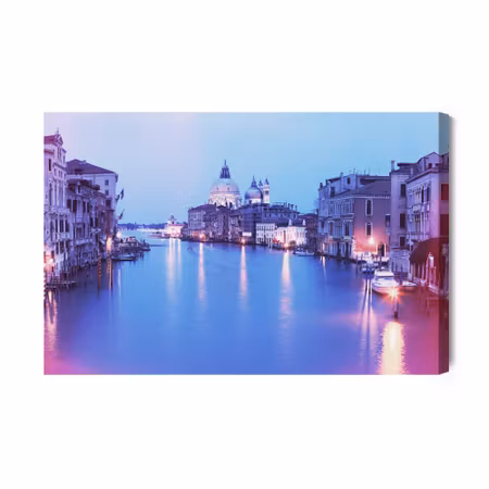 Canvastavla - Venice in the evening