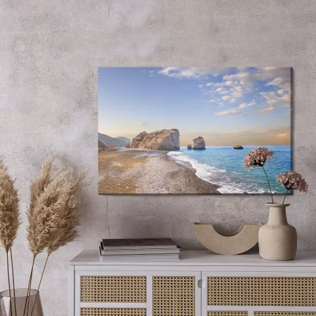 Canvastavla - Rocks by the sea