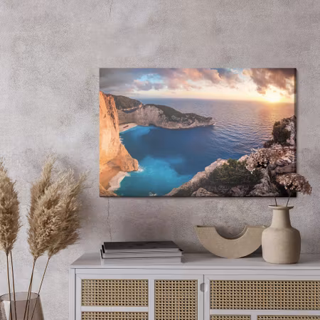 Canvastavla - Sunset in greece