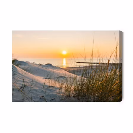 Canvastavla - Sunset on the baltic sea