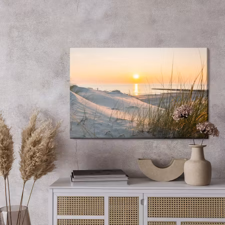 Canvastavla - Sunset on the baltic sea