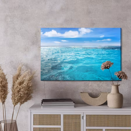 Canvastavla - Caribbean sea and sky