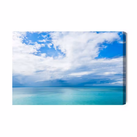 Canvastavla - Azure sea and sky