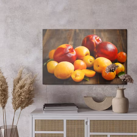 Canvastavla - Nectarines with apricots