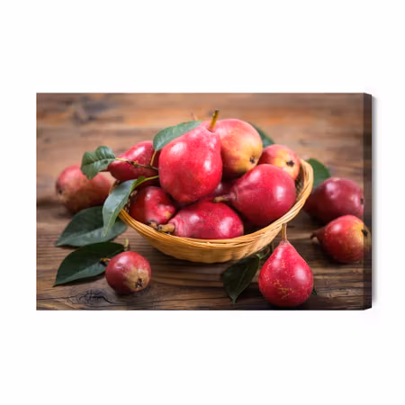 Canvastavla - Red pears