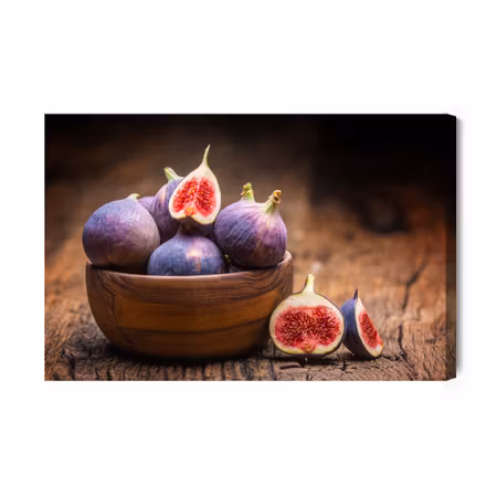 Canvastavla - Figs on wood