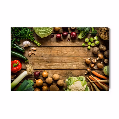 Canvastavla - Vegetables on boards