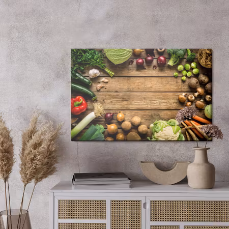 Canvastavla - Vegetables on boards