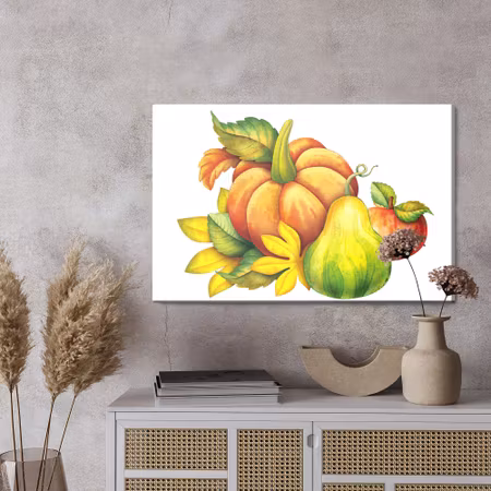 Canvastavla - Autumn vegetables