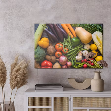 Canvastavla - Vegetable table