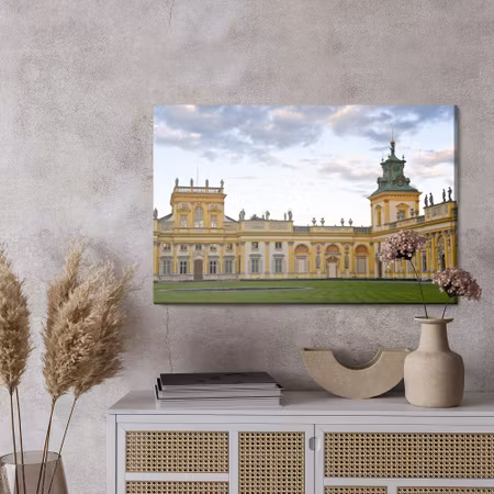 Canvastavla - Beautiful palace in warsaw