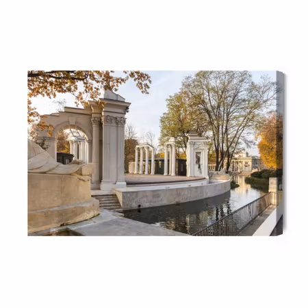 Canvastavla - Theater on the water in warsaw