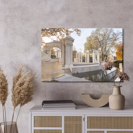 Canvastavla - Theater on the water in warsaw