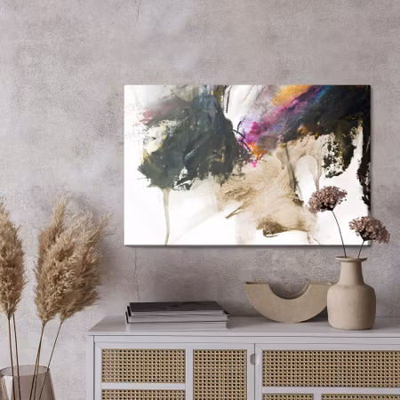 Canvastavla - Abstraction with blots