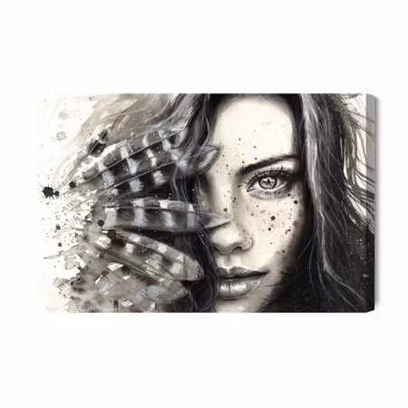 Canvastavla - Portrait of a young woman