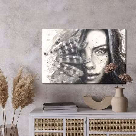 Canvastavla - Portrait of a young woman