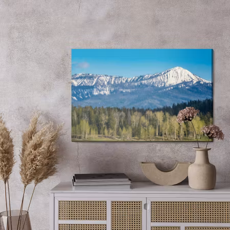 Canvastavla - Grand teton national park in the us