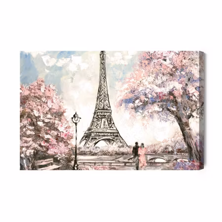 Canvastavla - Romantic picture of paris