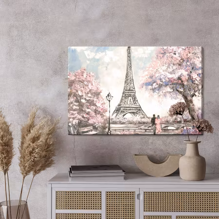 Canvastavla - Romantic picture of paris