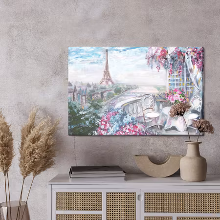 Canvastavla - View of the eiffel tower