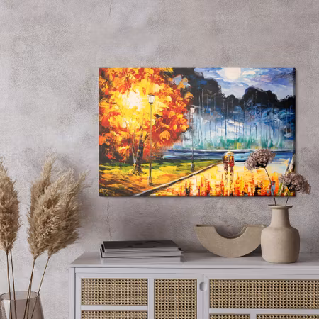 Canvastavla - In love with the autumn park