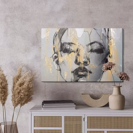 Canvastavla - Artistic portrait of a woman