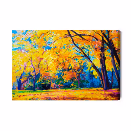 Canvastavla - Autumn forest landscape