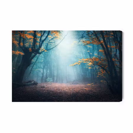 Canvastavla - Mystical 3d forest