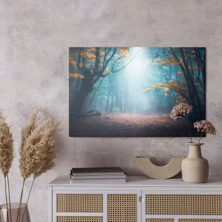 Canvastavla - Mystical 3d forest