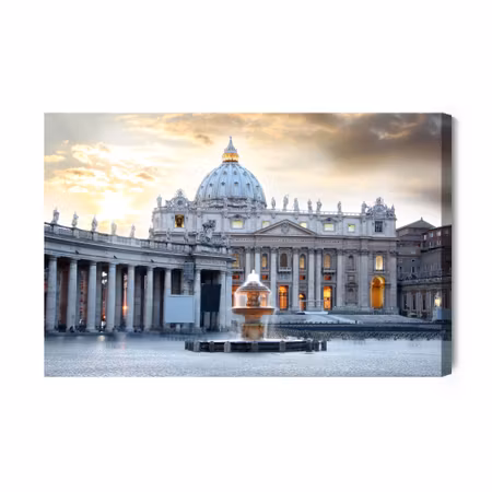 Canvastavla - St. peter&#039;s basilica in the