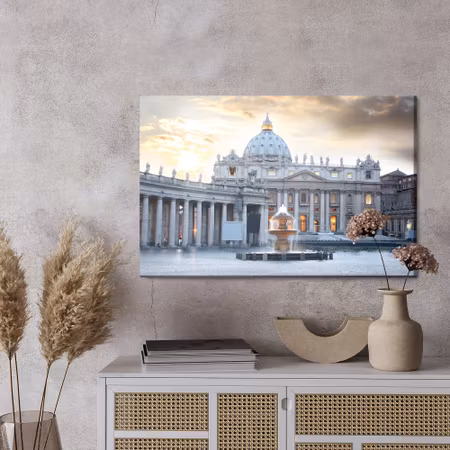 Canvastavla - St. peter&#039;s basilica in the