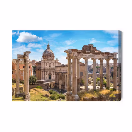 Canvastavla - Roman forum 3d