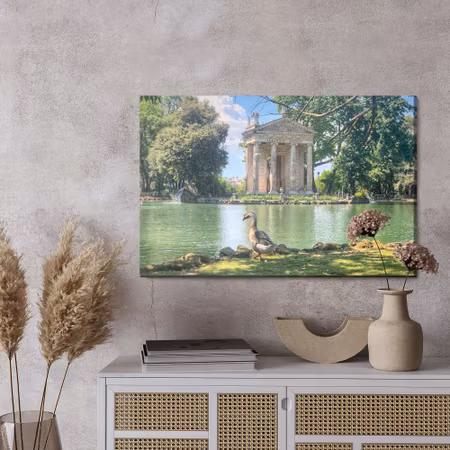 Canvastavla - Temple of aesculapius on the tiber island