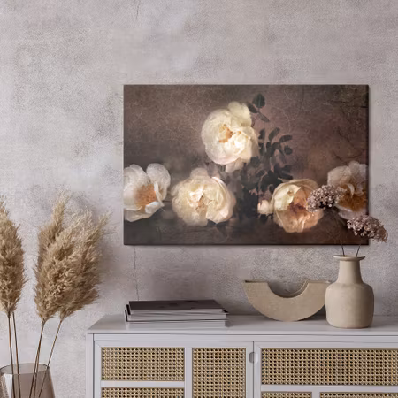 Canvastavla - Vintage wild roses