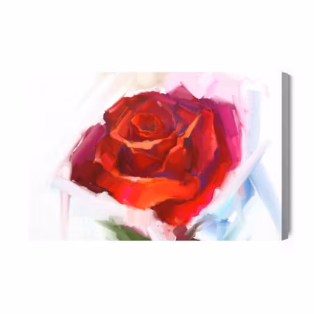 Canvastavla - Rose as painted