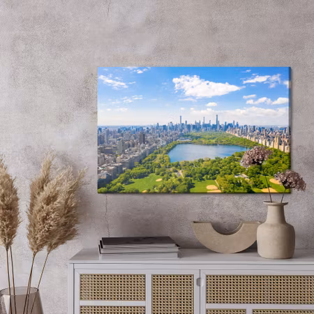 Canvastavla - Aerial view of central park in new york