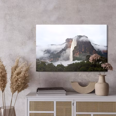 Canvastavla - Salto angel waterfall in venezuela
