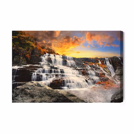 Canvastavla - Pongour waterfall in vietnam