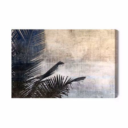 Canvastavla - Vintage palm leaves