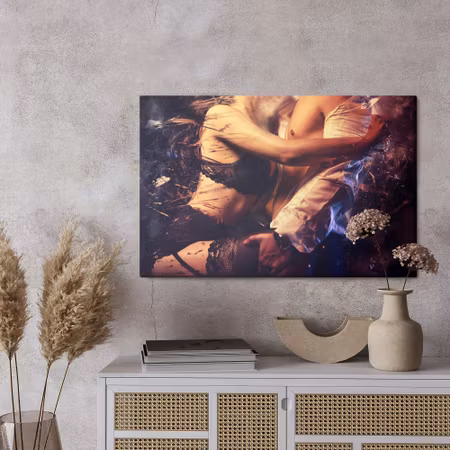 Canvastavla - A couple in a hot pose