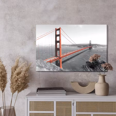 Canvastavla - Bridge Golden Gate in San Francisco