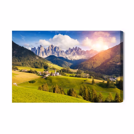 Canvastavla - Beautiful mountain landscape