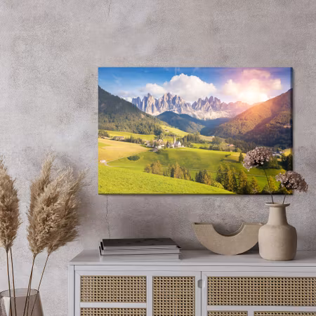 Canvastavla - Beautiful mountain landscape