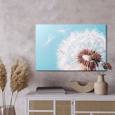 Canvastavla - Beautiful dandelion