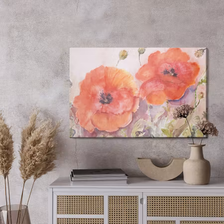 Canvastavla - Poppies as painted