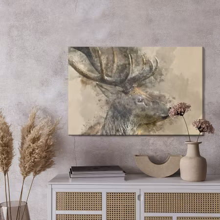 Canvastavla - Majestic deer