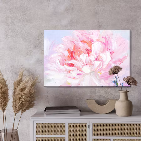 Canvastavla - Painted pentecost rose