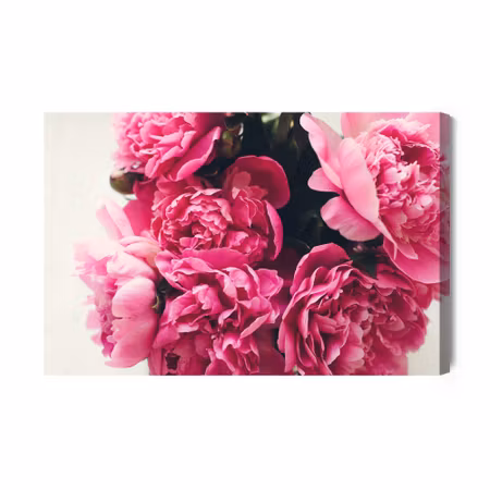 Canvastavla - Bouquet of peony roses