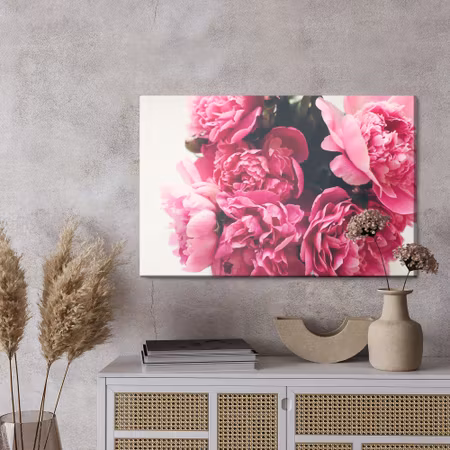 Canvastavla - Bouquet of peony roses