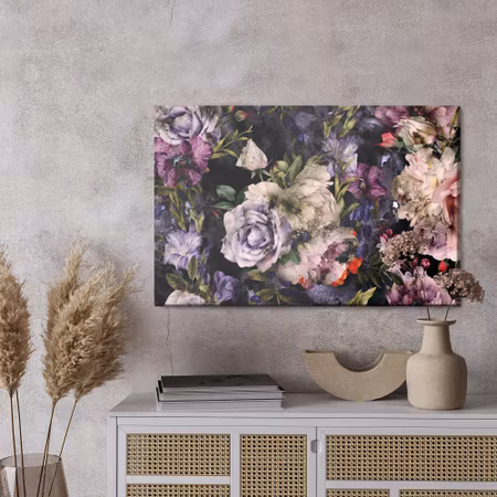 Canvastavla - Peony roses in watercolor